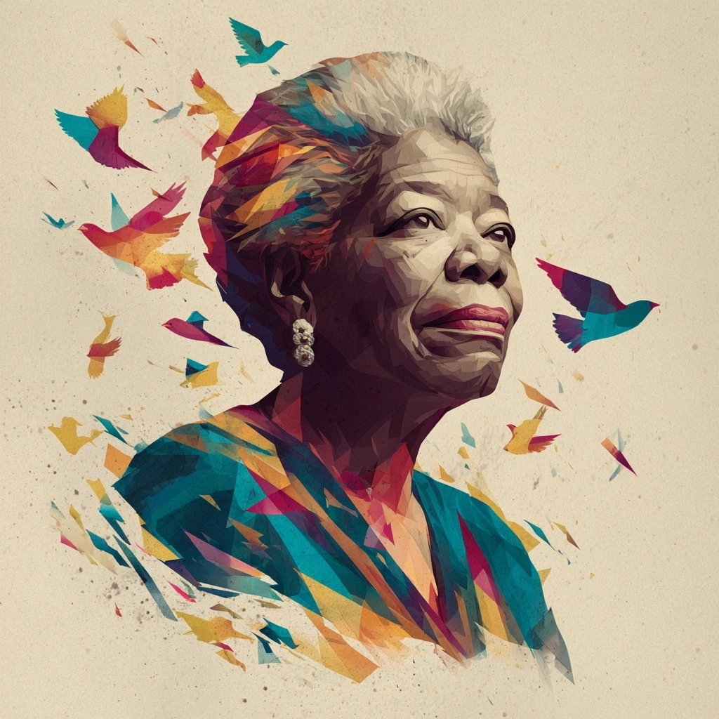 imagem sobre 40 Frases de Maya Angelou sobre Coragem e Resiliencia para Inspirar Transformacao e Forca Interior
