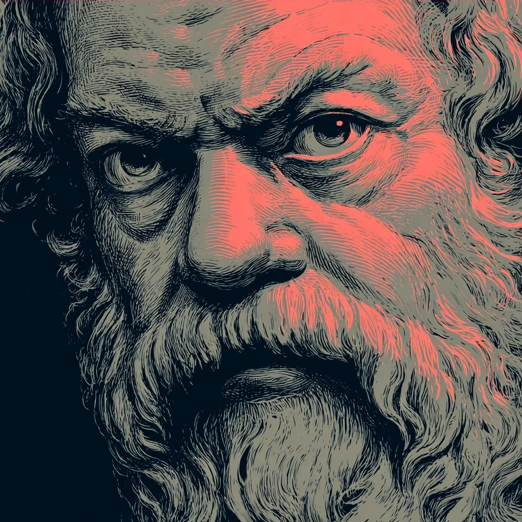 imagem sobre 40 Frases de Socrates sobre Conhecimento e Virtude para Despertar Sabedoria e Transformar Sua Mente