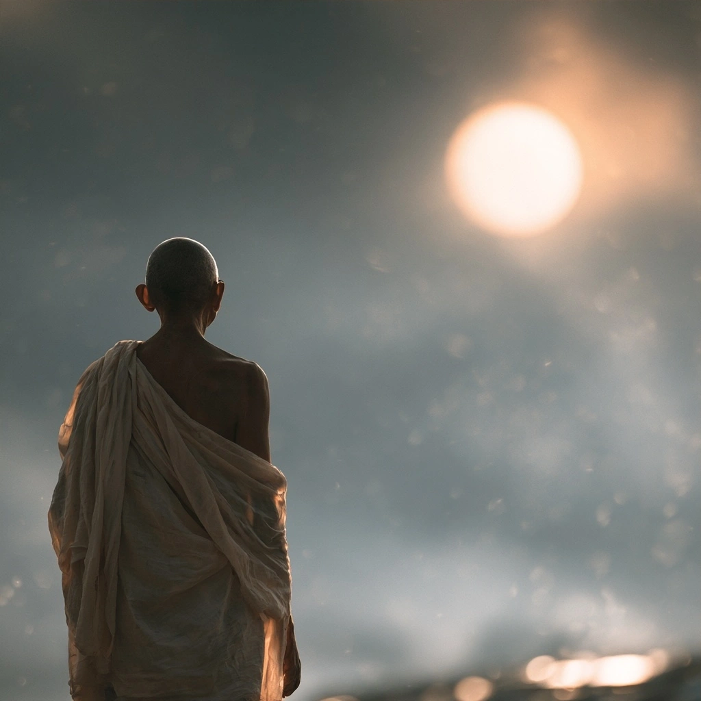 imagem sobre Frases de Mahatma Gandhi sobre Paz e Coragem para Despertar o Pacificador que Existe em Voce