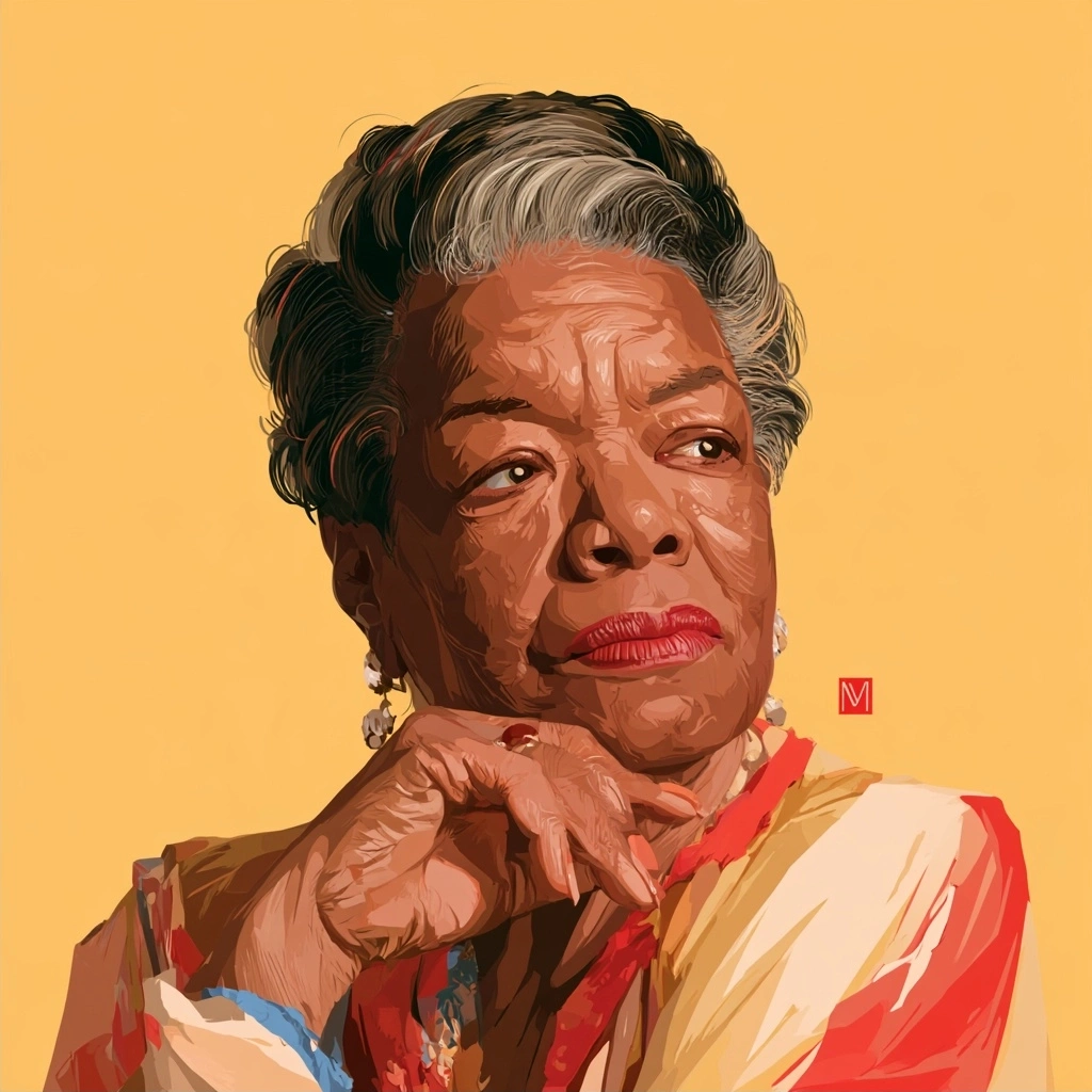 imagem para Frases de Maya Angelou sobre Coragem e Autoestima para Despertar a Mulher Forte que Existe em Voce